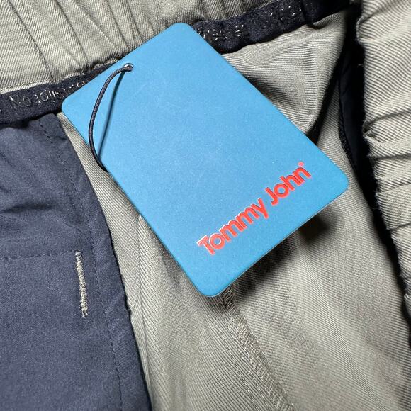 Tommy John NWT Go Anywhere Collection Shadow Green Stretch Jogger Pant 44/45 - Picture 5 of 9